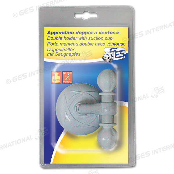 Appendino doppio a ventosa