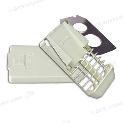 Kit griglia coperchio bianco puro + staffa