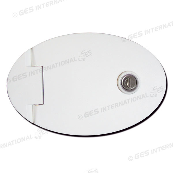 Bocchettoneacqua "Bravo" Ø 35 bianco con chiavi