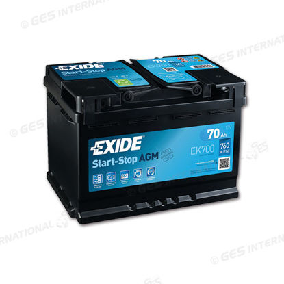 Batteria di Servizio Exide AGM 70 Ah