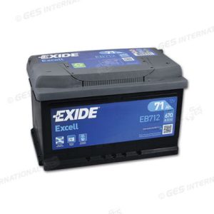 Batteria di Avviamento Exide EB 712 Excell LB3 12V 71 Ah