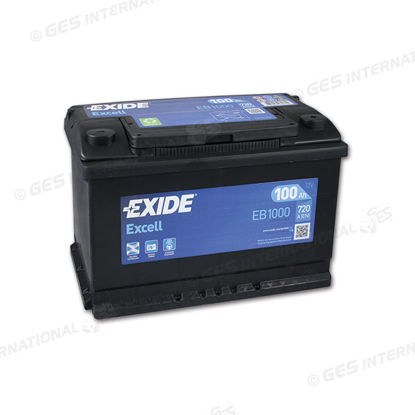 Batteria di Avviamento Exide EG1000 Excell 12V 100Ah