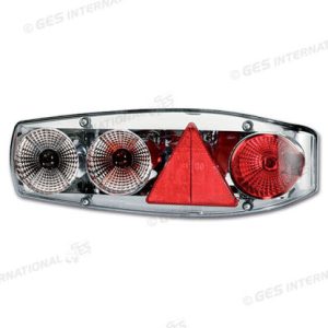 Fanale Caraluna II chromo destro per rimorchio