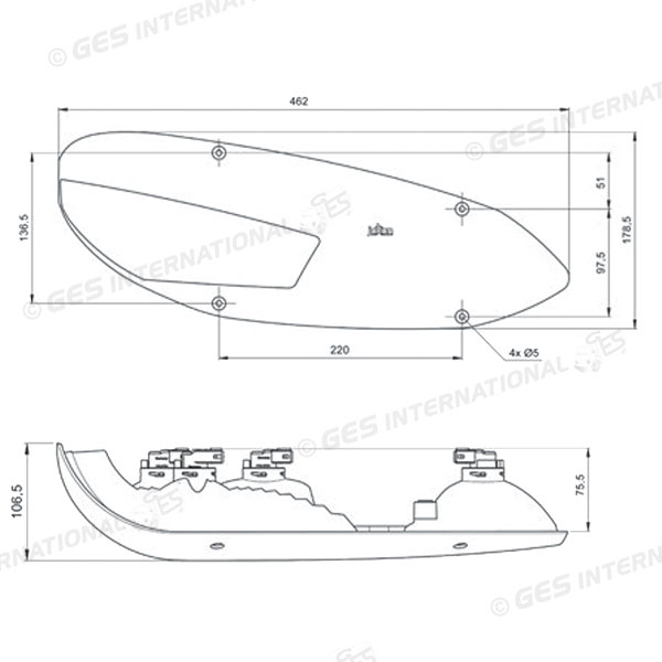 Fanale multifunzione L3000 destro