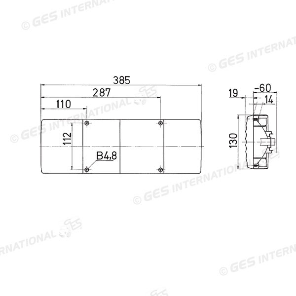 Modulo Posteriore per Camper