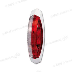 Luce ingombro bifacciale base bianca