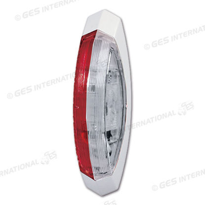 Luce ingombro bifacciale base bianca