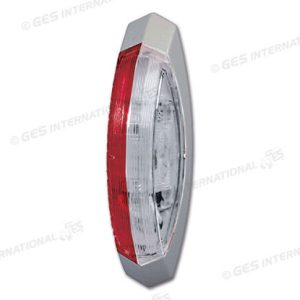 Luce ingombro bifacciale base grigia