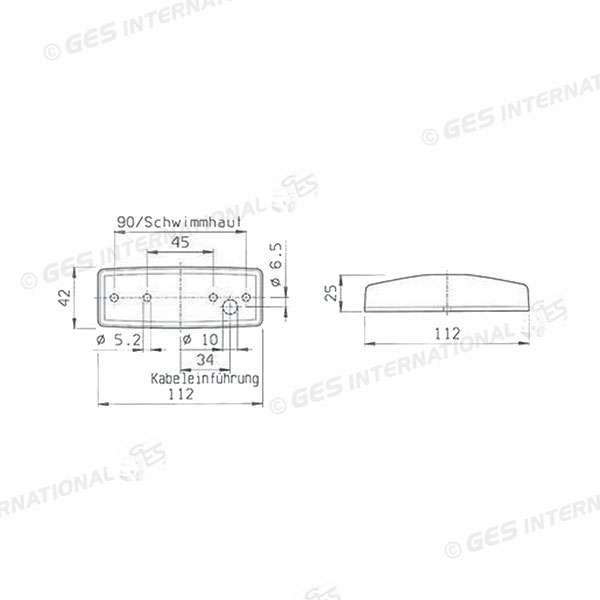 Segnale ingombro arancio