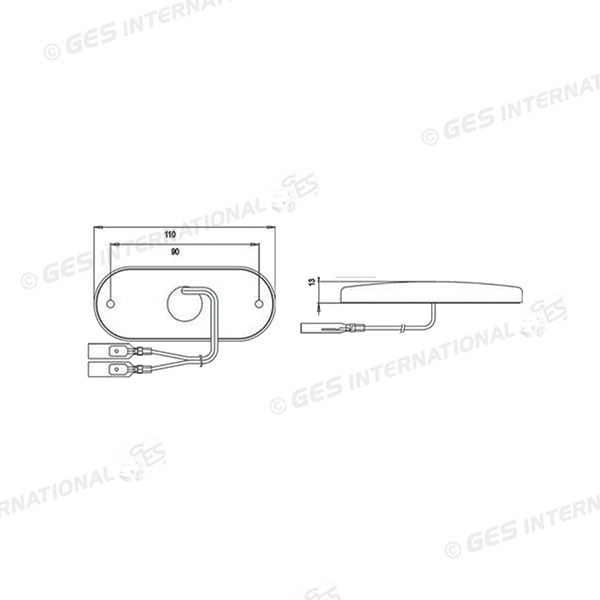 Luci di Ingombro Laterali Arancioni a Led