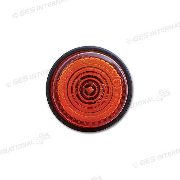 Indicatore direzione tondo arancio