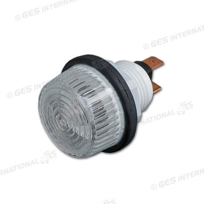 Indicatore di Direzione a Lampadina Tondo Lente Trasparente per Camper