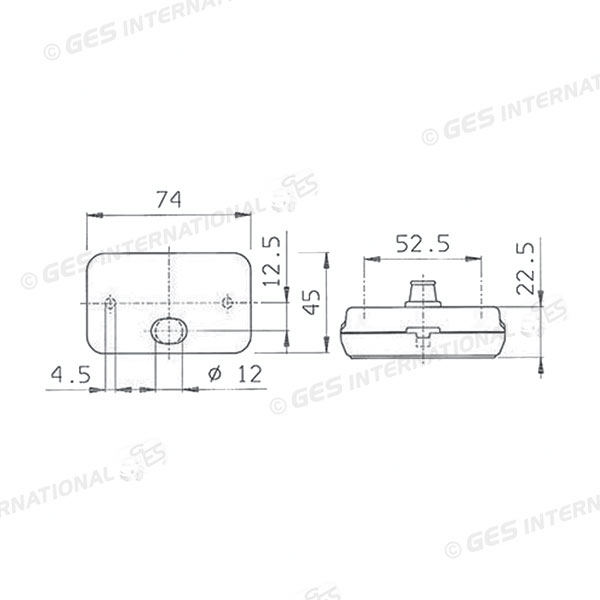 Luci di Ingombro Laterali Arancioni