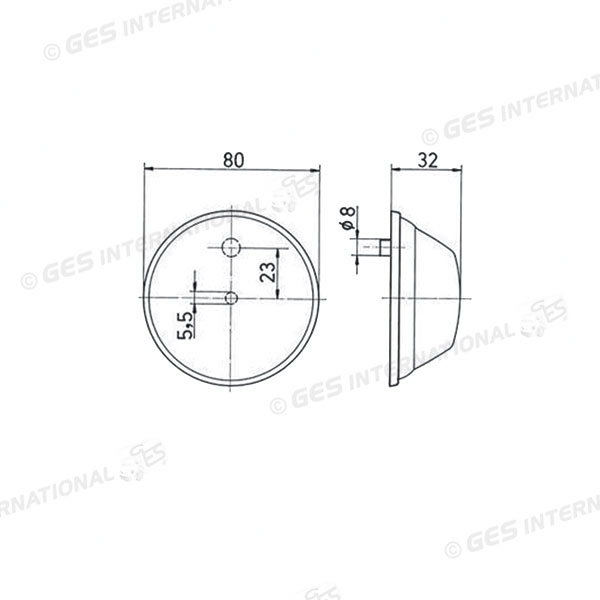 Luce ingombro anteriore PL192