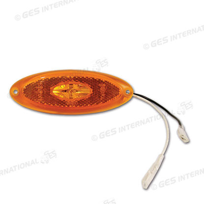 Segnale ingombro LED base arancio