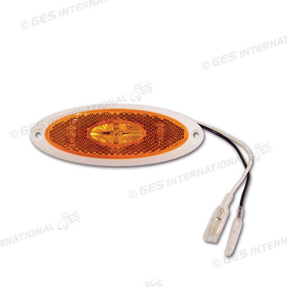 Segnale ingombro LED base bianca