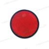 Catadiottro Ø 60 rosso adesivo