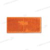 Catadiottro 90x40 mm adesivo arancione