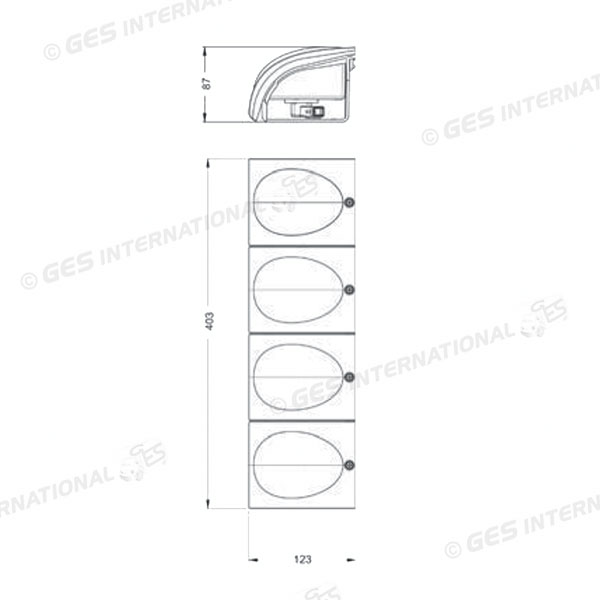 Modulo componibile retromarcia