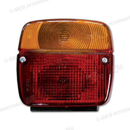 Fanale universaledestro-sinistro 110x101x53 con targa