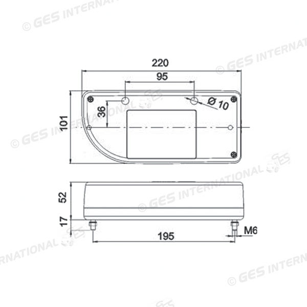 Fanale multifunzione 821 destro