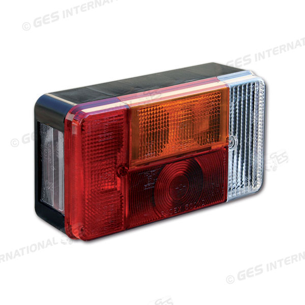 Fanale univ.dx c/targa e retromarcia