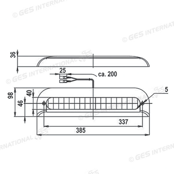 Terzo Stop a LED con Scocca ABS