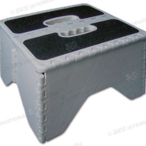 Gradino pieghevole grigio