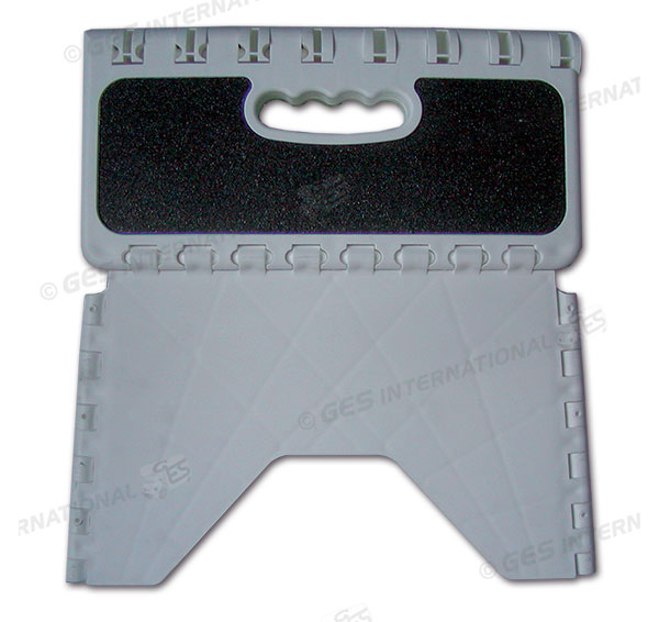 Gradino pieghevole grigio