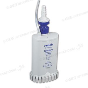 Pompa a immersione Twin 19 L/min con valvola di non ritorno