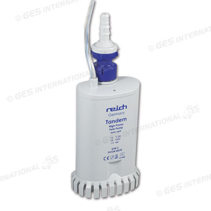 Pompa a immersione Twin 19 L/min con valvola di non ritorno