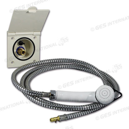 Presa esterna acqua con interruttore con doccetta