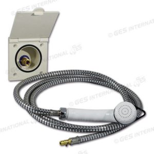 Presa esterna acqua senza interruttore con doccetta