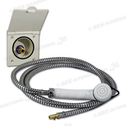 Presa esterna acqua senza interruttore con doccetta