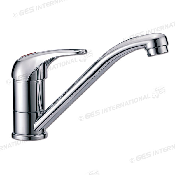 Miscelatore monocomando lavello con canna girevole lunga