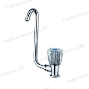 CRISTAL Rubinetto singolo destro con canna abbattibile