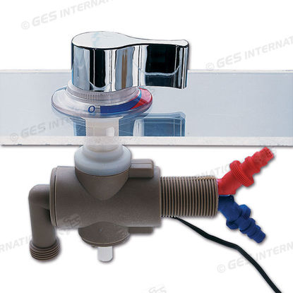 Miscelatore sotto tavolo manopola cromata