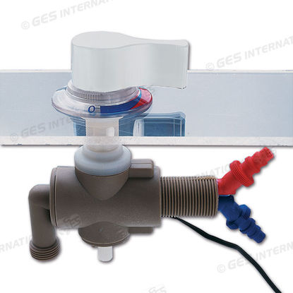 Miscelatore sotto tavolo manopola bianca