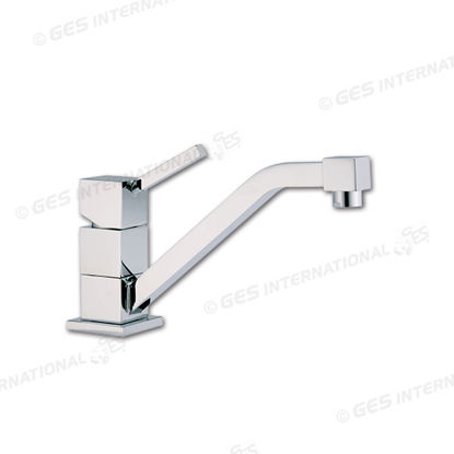 Miscelatore monocomando lavello con canna girevole 16 cm