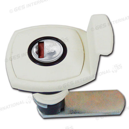 Serratura Zadi bianca con maniglia con chiavi