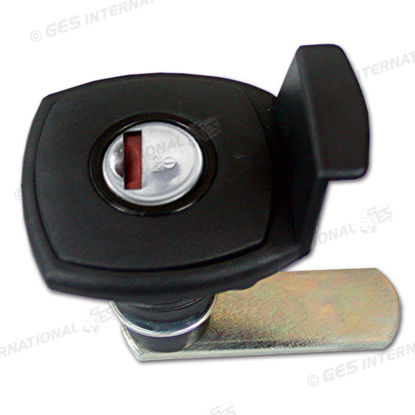 Serratura Zadi nera con maniglia con chiavi