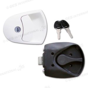 Serratura bianca CEE M1 completa