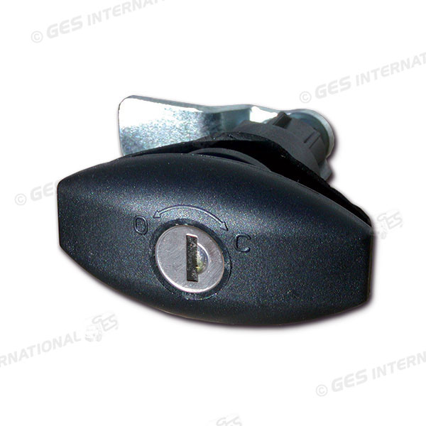 Serratura push FAP nera a collo