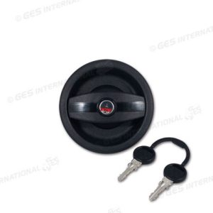 Serratura Europa est nera sinistra con chivi e cilindretto