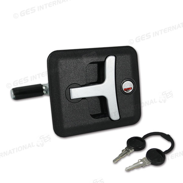 Serratura a compressione con cilindretto e chiavi