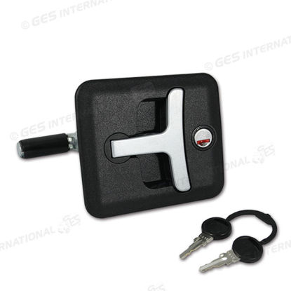 Serratura a compressione con cilindretto e chiavi