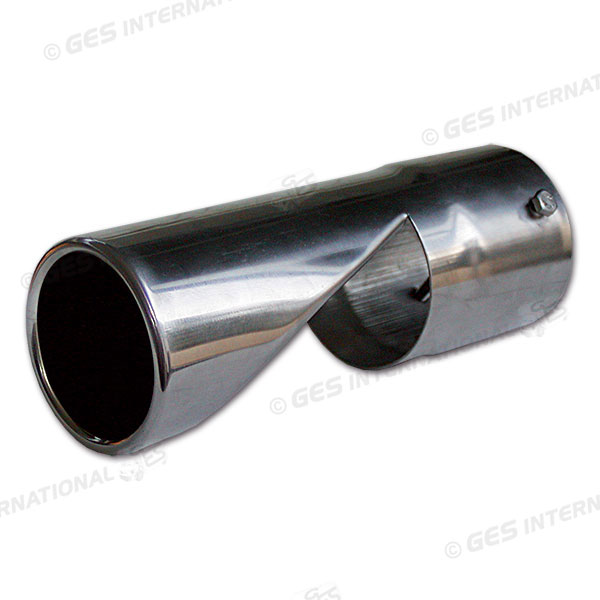 Terminale di scarico cromato Ø 76mm