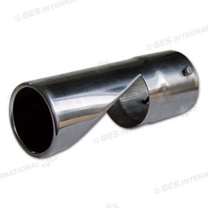 Terminale di scarico cromato Ø 76mm