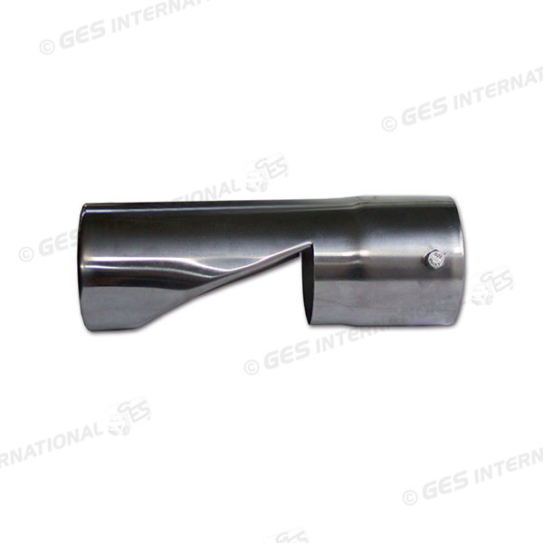 Terminale di scarico cromato Ø 76mm