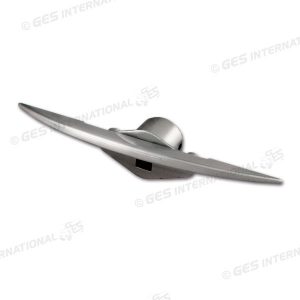 Maniglia cromo meccanismo chiusura pensili